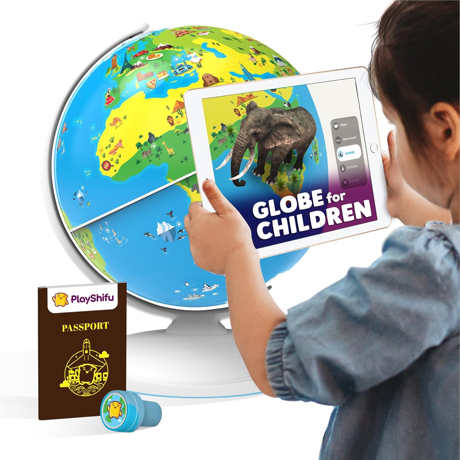 Interaktiver Lern-Globus für Kinder